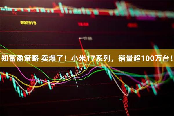 知富盈策略 卖爆了！小米17系列，销量超100万台！